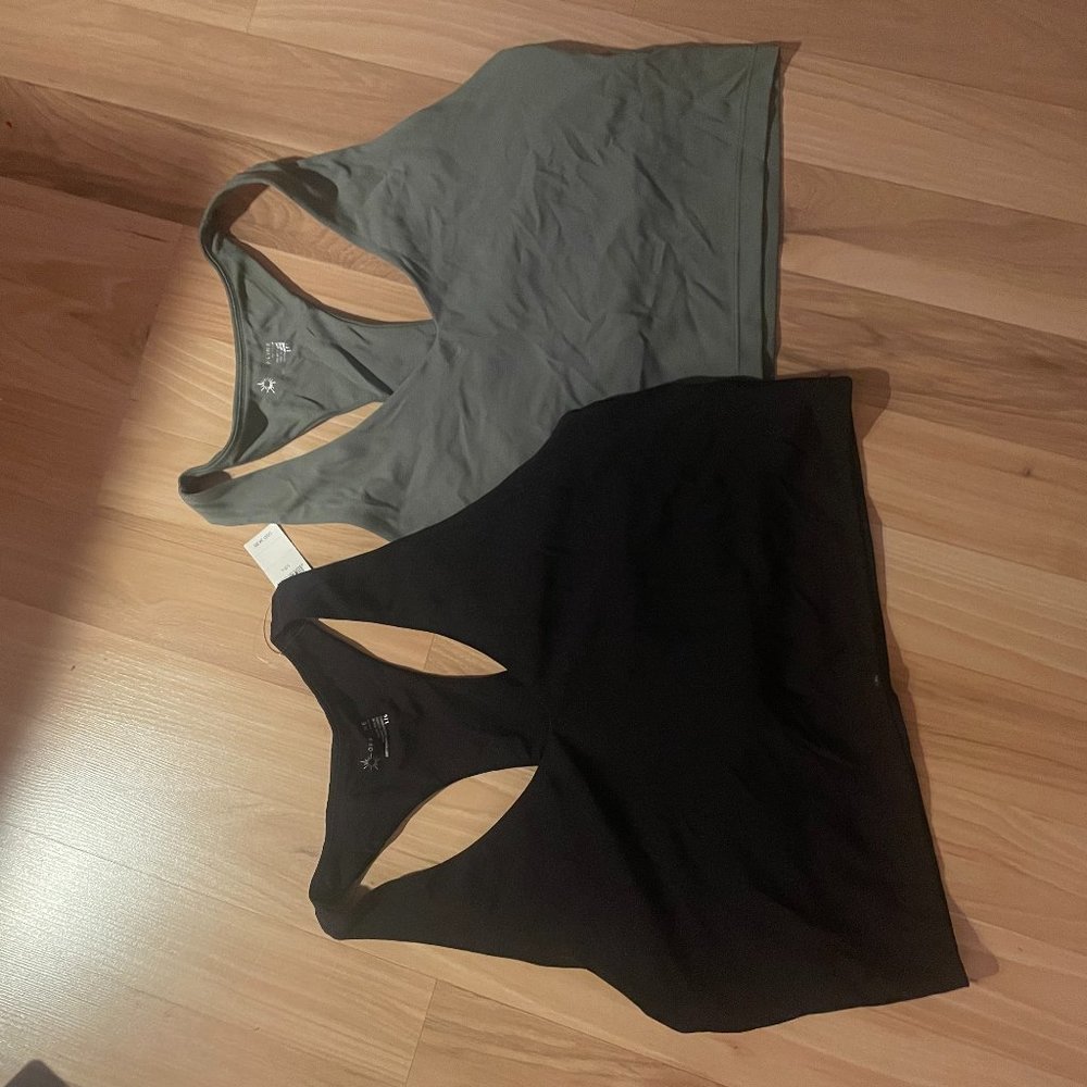 New OFFLINE By Aerie Real Me Racerback Longline Sports Bra